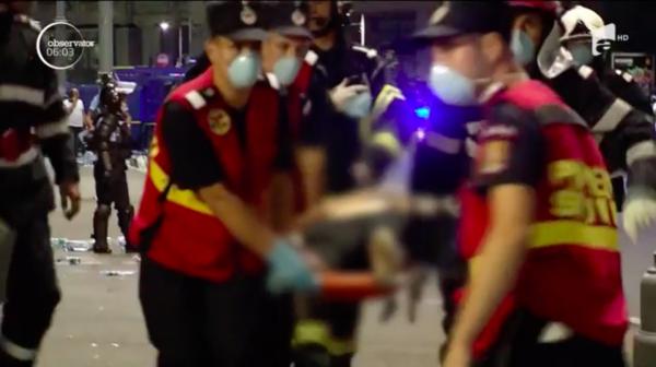 Bilanț şocant în urma protestelor violente din Piața Victoriei: 400 de oameni au fost răniţi