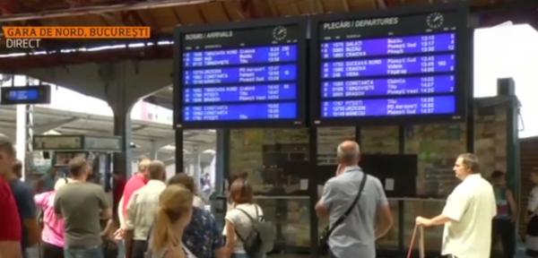 Minivacanţa de Sfânta Maria, coşmar pentru cei care au ales trenul pentru a ajunge la destinaţii