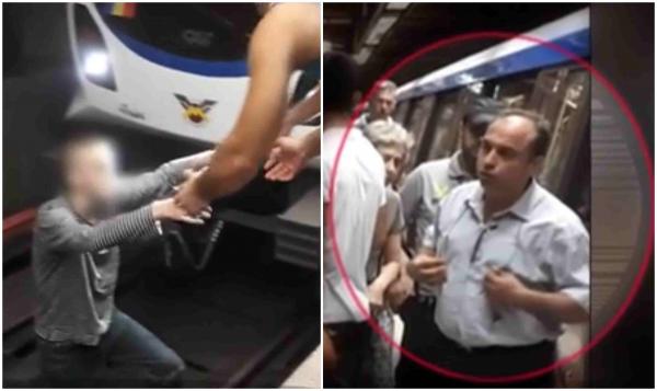 Tânărul care a încercat să se sinucidă în staţia de metrou Brâncoveanu, salvat în ultima clipă de mecanicul trenului