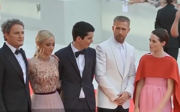 Ryan Gossling, vedeta primei zile a festivalului de film de la Veneţia. Rozul a fost, în mare măsură, culoarea purtată de actriţe pe covorul roşu