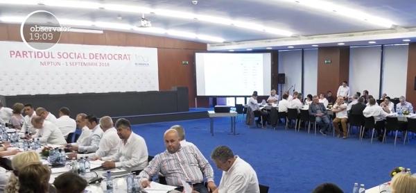 Zi furtunoasă în Partidul Social Democrat. Şedinţa CEx de la malul mării s-a încheiat cu scandal şi reproşuri