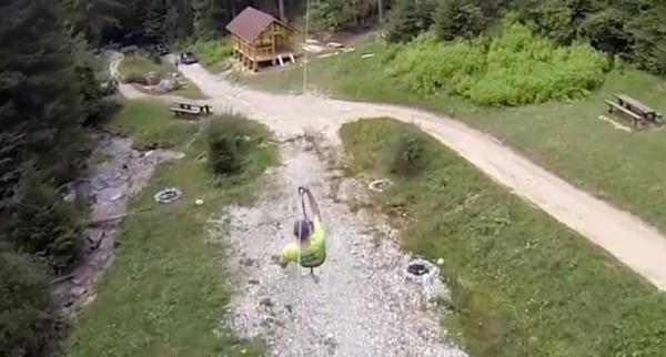 Cel mai lung sistem de tiroliană din România a fost închis. Ar fi funcționat 5 ani fără autorizație