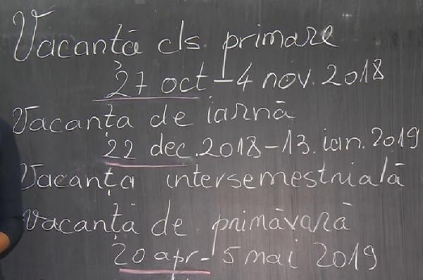 Nici nu a început noul an şcolar, dar elevii se gândesc deja la următoarea vacanţă
