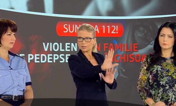 Un nou mesaj de interes public la TV: "Violenţa în familie se pedepseşte cu închisoarea! Sună la 112"