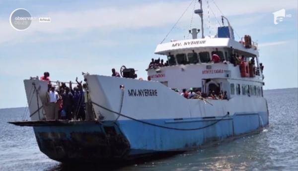 Lacul Victoria, cel mai mare din Africa, scena unei tragedii. Cel puţin 44 de oameni au murit în naufragiul unui feribot