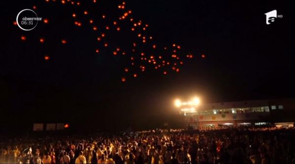 Imagini desprinse din basme în Asia, la Festivalul de la Mijlocul Toamnei