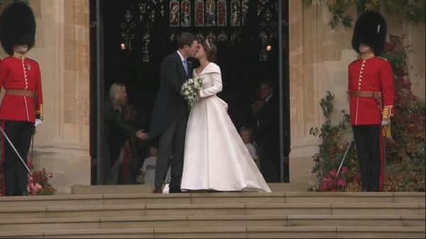 A doua nuntă regală în Marea Britanie în acest an. Prințesa Eugenie s-a căsătorit