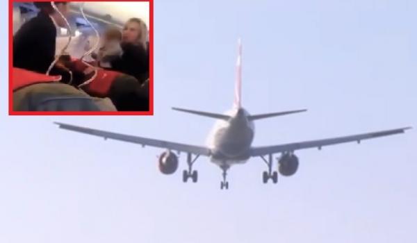 Panică în aer, într-un avion care a decolat din Cluj. O mămică speriată încearcă să-şi liniştească copilul (Video)
