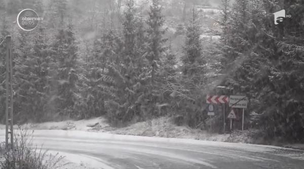 Vreme de iarnă în România. Avertisment meteo de ninsori chiar și pentru București
