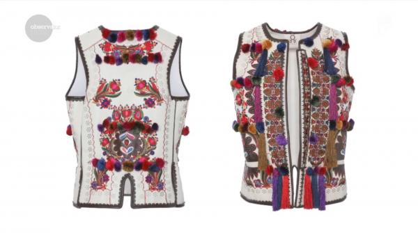 Cojoc bistrițean ”made in India”, vândut cu mii de Euro pe un site exclusivist