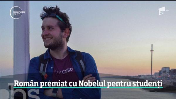 Un student român din Londra a fost premiat cu „Nobelul pentru Juniori"