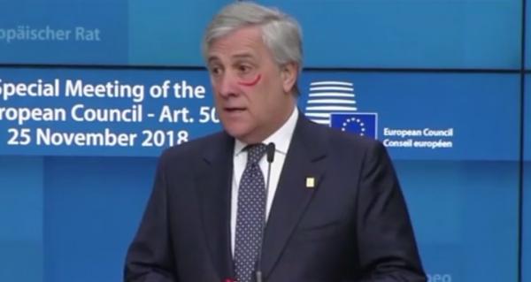 Preşedintele Parlamentului European, Antonio Tajani, gest de solidaritate cu victimele violenţei domestice