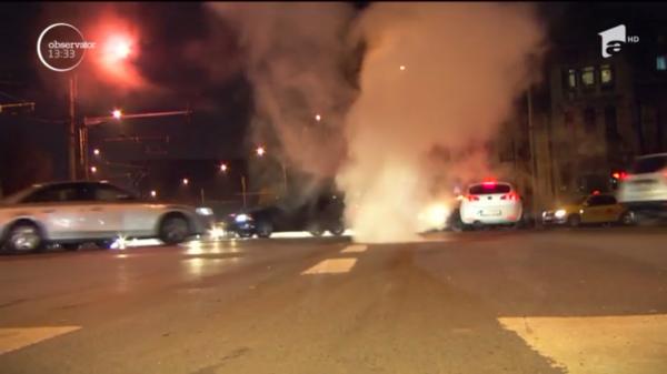 "Fantome" din aburi pe bulevardele din București. Explicația RADET