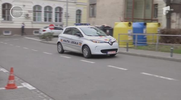 Patrule eco ale Poliției Locale din Cluj-Napoca, cu mașini electrice