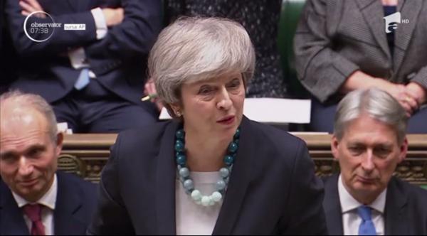 Premierul britanic, Theresa May, a amânat votul asupra Brexitului