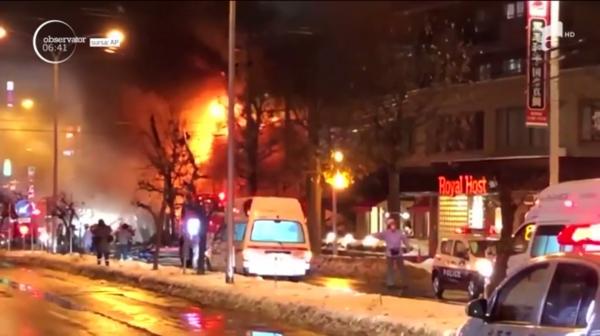 Explozie urmată de incendiu într-un restaurant din în nordul Japoniei. 42 de oameni răniţi