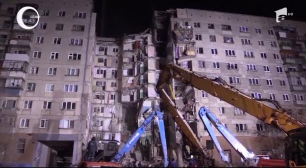 Bilanț dramatic după explozia blocului din Rusia. 39 de morți, doar un bebeluș de 11 luni a fost găsit viu