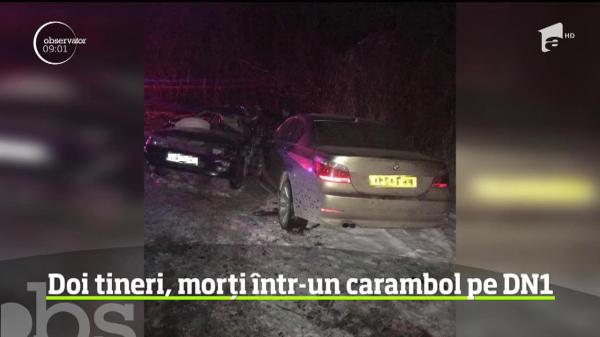 Tragedie pe DN1, după o depăşire ratată. Două persoane şi-au pierdut viaţa