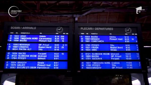 Cod galben de ninsori şi viscol în 12 judeţe. Traficul feroviar, dat peste cap