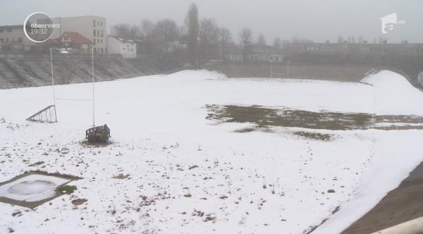 Cele patru stadioane românești promise pentru Euro 2020 sunt niște șantiere abandonate