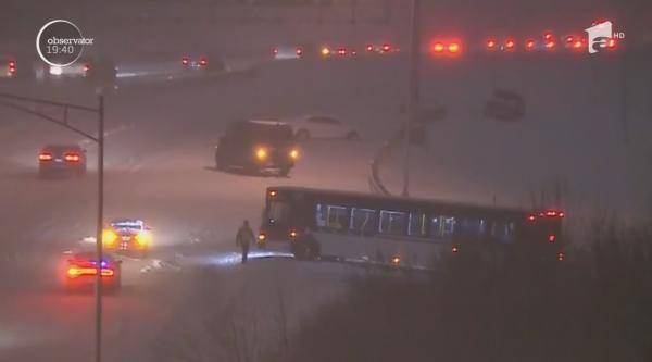 Furtună uriașă de zăpadă în Statele Unite