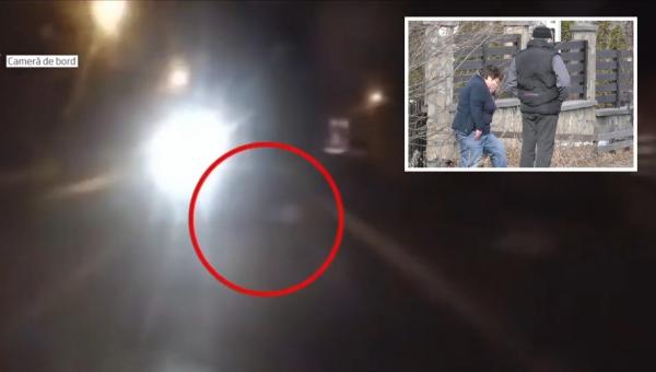 Mister în cazul accidentului din Brașov. Un șofer a lovit un bărbat întins inexplicabil pe mijlocul drumului
