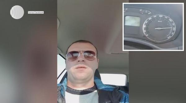 Șoferul din Suceava care s-a filmat Live la 200 de kilometri pe oră nu poate fi sancționat de poliție