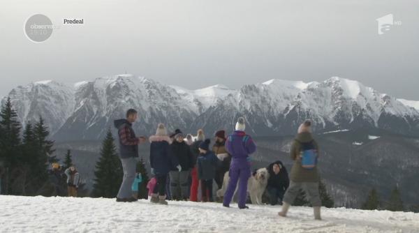 Peisaje spectaculoase la munte, într-o zi cu temperaturi de primăvară