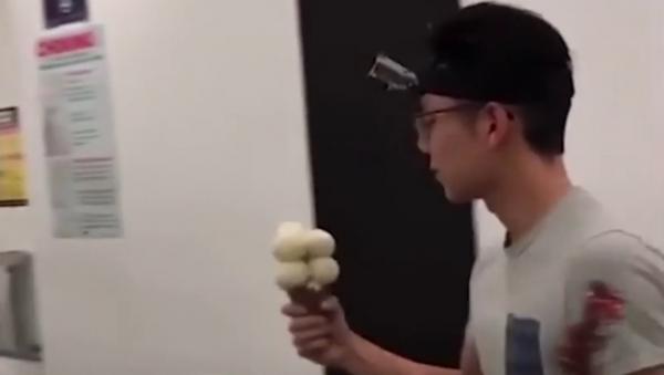 Buchetul de înghețată cu 20 de cupe, oferta din buricul New York-ului