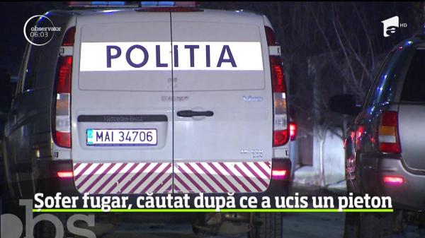 Șofer fugar, căutat după ce a ucis un pieton, în Iaşi