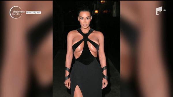 Kim Kardashian, ținută scandaloasă la Hollywood Beauty Awards