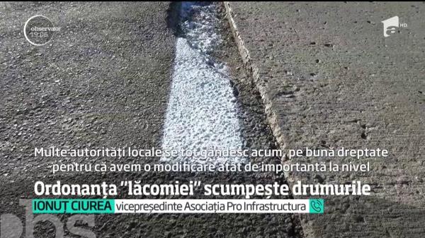 Ordonanţa pe lăcomie a scumpit reabilitarea drumurilor din ţară