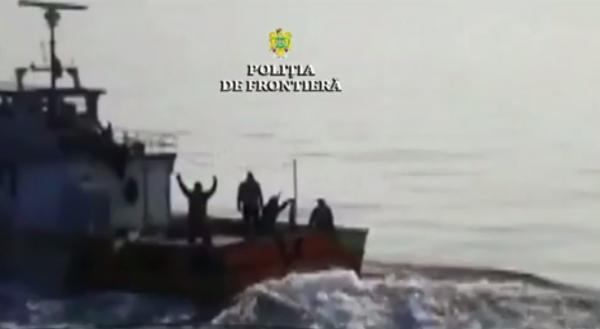 Incident în Marea Neagră, în apropiere de coasta României. Pescador turcesc urmărit de poliţia de frontieră română