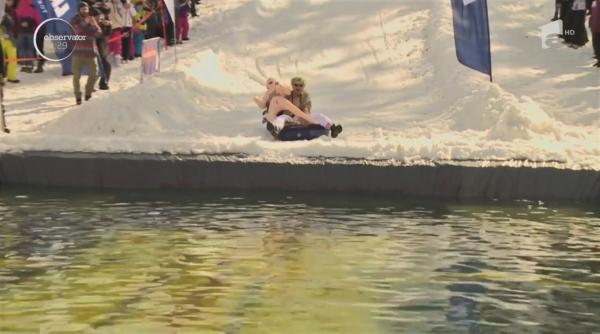 Final de sezon de schi pe pârtia de la Păltiniș, cu competiții amuzante