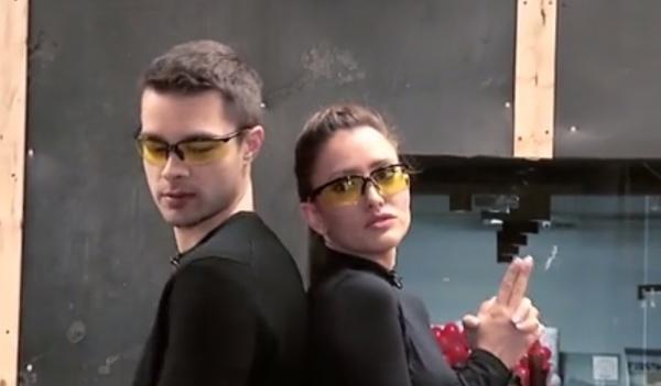 Matinalii de la Observator, o nouă provocare. Iuliana Pepene și Mircea Ivan, în acțiune la un poligon de tragere