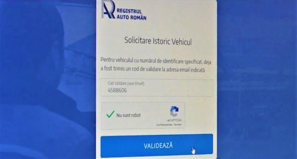 Aplicația prin care se verifică istoricul unei mașini, lansată de Registrul Auto Român