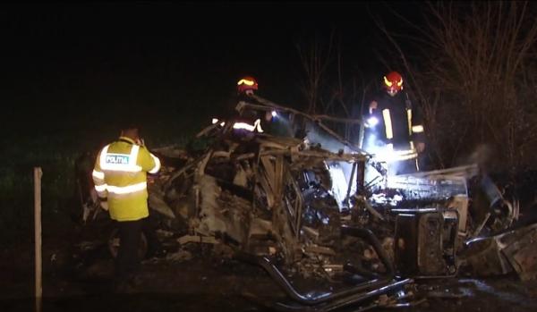 Greșeala care a făcut scrum o mașină de peste 100 de mii de Euro, pe Autostrada A2