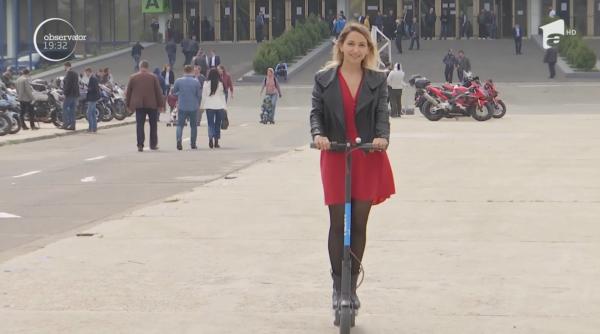 Trotineta electrică are tot mai mulți fani români