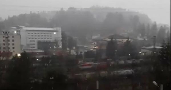 La munte s-a întors iarna. A nins abundent în Bucegi