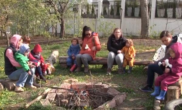 Program educaţional pentru copii în pădure, organizat în Cluj (Video)