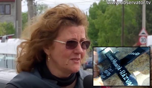 Jale la capela unde e depus sicriul cu trupul lui Răzvan Ciobanu. Educatoarea acestuia a venit plângând să îşi ia adio
