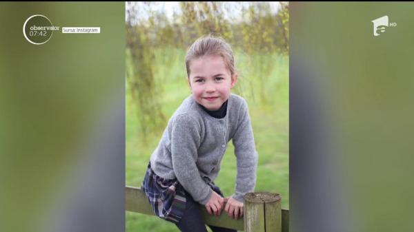 Charlotte, singura fiică a prinţului William, împlineşte patru ani
