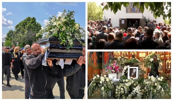 Sute de oameni în lacrimi la înmormântarea lui Răzvan Ciobanu. Imagini copleşitoare