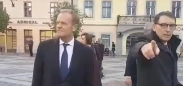 Preşedintele Consiliului European, la plimbare prin Sibiu