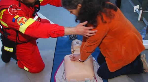 Cursuri de prim-ajutor la Maratonul Resuscitării, în București
