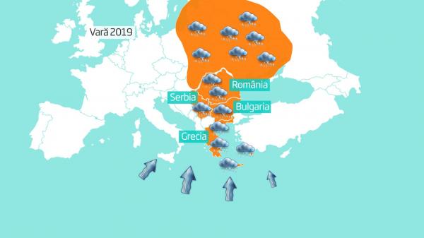 Sezon de furtuni în vara lui 2019 în România, anunță meteorologii