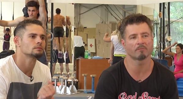 Valentin şi Cătălin, foşti gimnaşti de performanţă fac spectacol pe scena circului metropolitan din Bucureşti (Video)