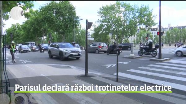 Primăria Parisului declară război trotinetelor electrice (Video)