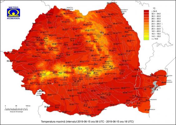Căldură sufocantă la mijlocul lunii iunie. Anunțul meteorologilor