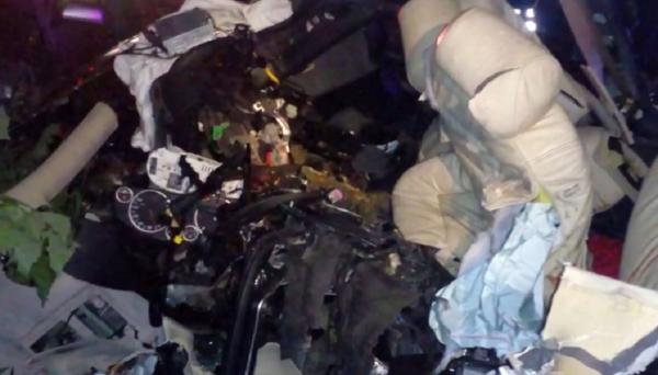 Filmul accidentului cu 5 morţi din Vaslui. 40 de salvatori au fost chemaţi să intervină (video)